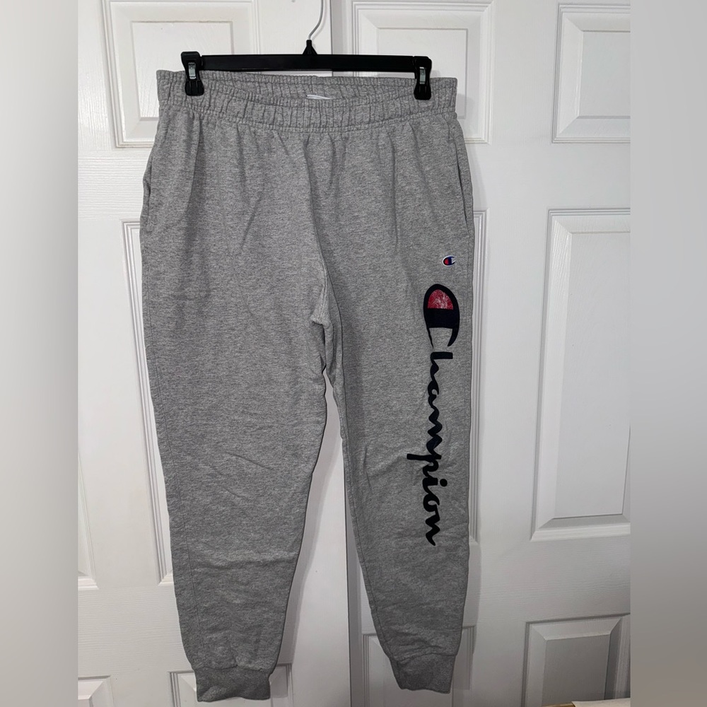 Champion Grey Joggers with Logo